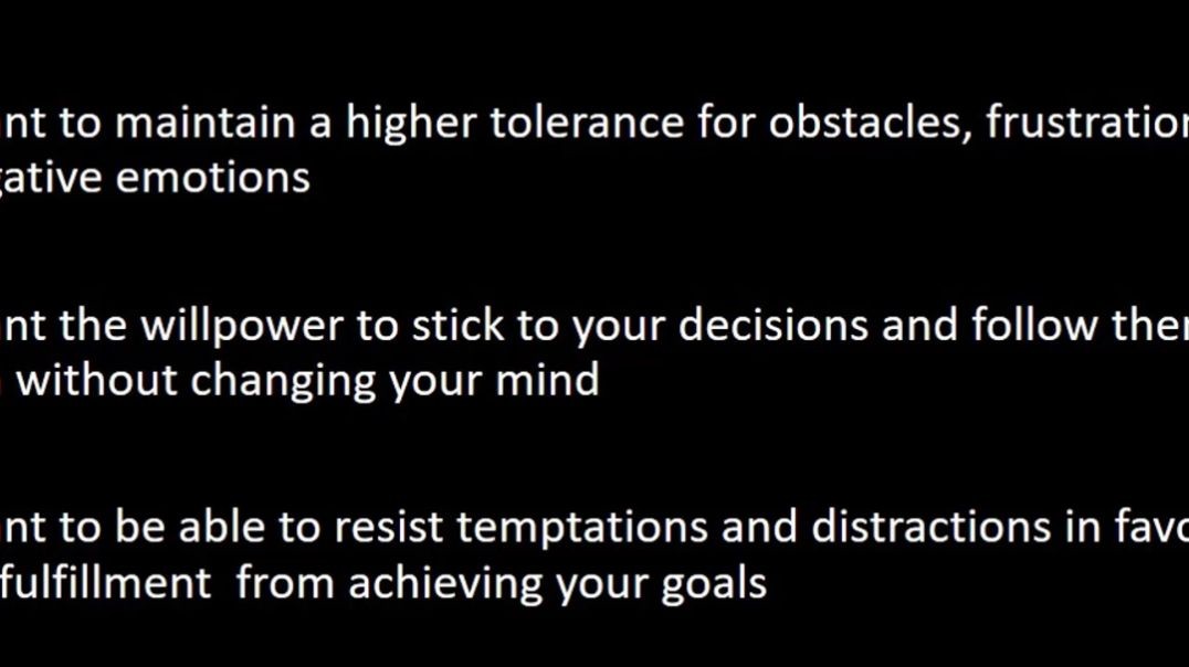 ⁣Power to Resist Distractions
